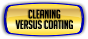 Ceiling Cleaning - Cleaning versus Coating.