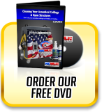 Order our Free DVD Presentation about Ceiling Cleaning and Exposed Structure Cleaning and more.