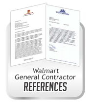 Ceiling Cleaning Letters of Testimony for Cleaning and Restoration from General Contractors working for Wal-mart Stores