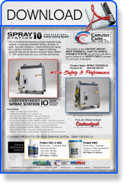 Spray Station 10 - Ceiling Cleaning Machine Spec Sheet