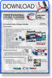 Caruso Care - NCWLN - Ceiling Cleaning Starter Package Flyer