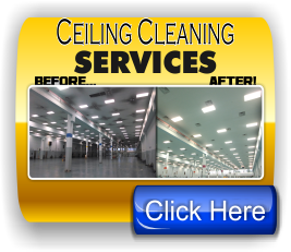 Before and After Pictures for Acoustic Tile Cleaning Services in West Covina CA
