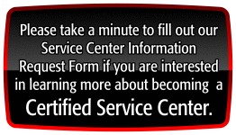 Become a certified service center by filling out the information.